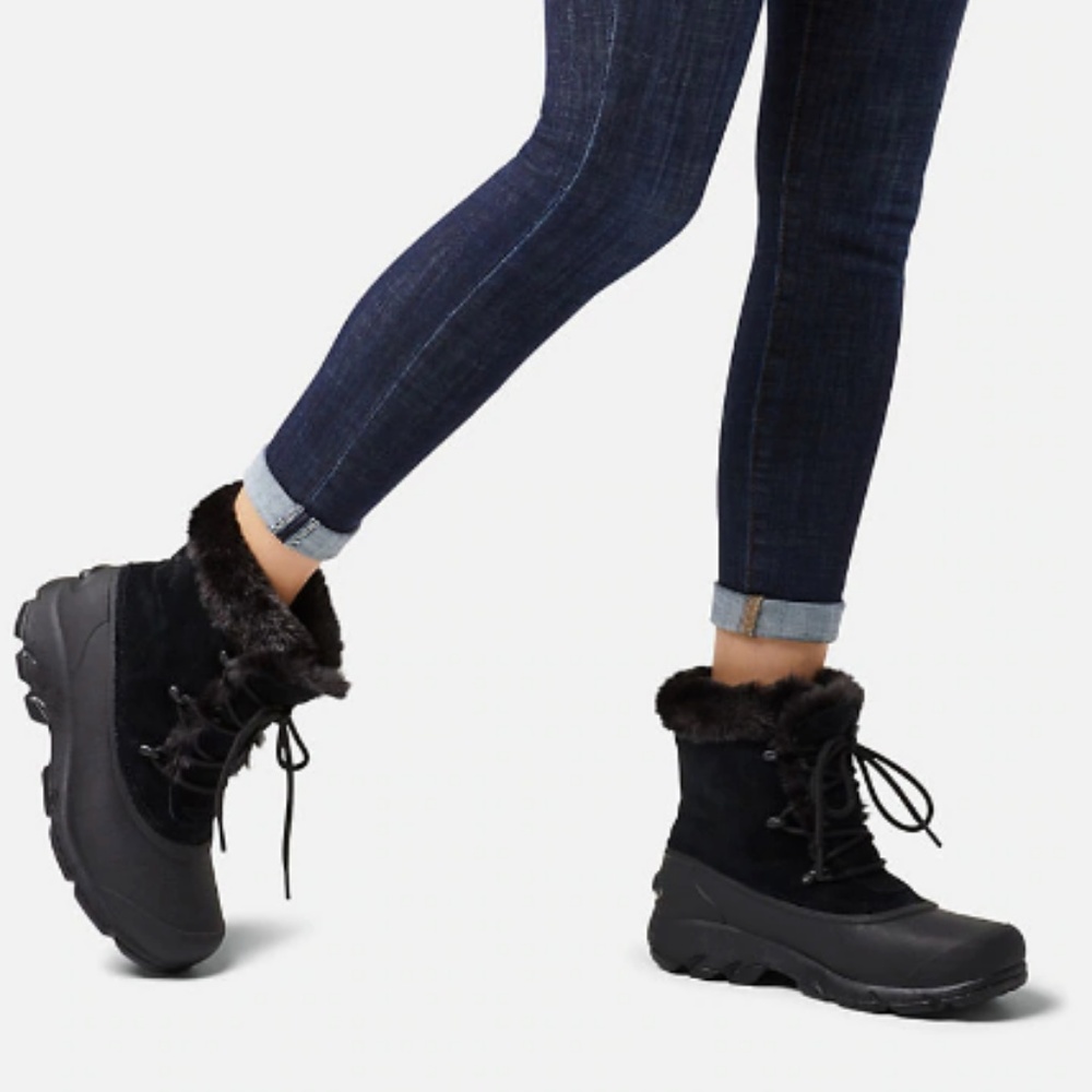Sorel Snow Angel Lace Boot - Black/Black